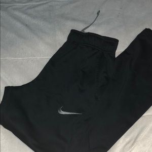 Boys Black Nike Dry Fit Sweatpants
